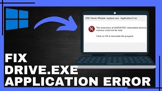 How To Fix DDE Server Window Onedrive exe Application Error In Windows 1011  Simple Guide [upl. by Sillig]