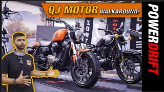 QJ Motor  SRK 400 SRV 300 SRC 500  Detailed Walkaround And More  PowerDrift [upl. by Greenwell]