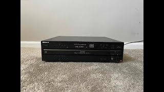 Sony CDPCA70ES ES Series 5 Compact Disc CD Player Changer [upl. by Elka]