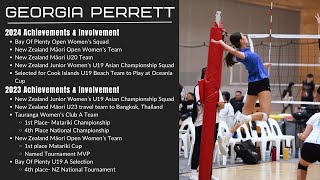 Georgia Perrett Spring 2025 US College Volleyball Prospect [upl. by Augustus]