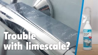 Getting rid of stubborn limescale in your bathroom Quick and easy with HG [upl. by Gerstein606]