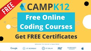 Free Online Coding Courses with Certificates  Get Certified by Harvard Google IIT Dehli MIT [upl. by Audette]