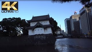 Mengelilingi Tokyo Imperial Palace  Istana Kekaisaran Tokyo Japan 皇居 4K [upl. by Dieball363]