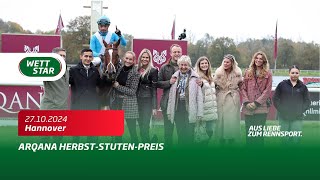 Hannover Arqana Herbst Stuten Preis Sieger Ultima [upl. by Ecilegna]