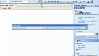 FrontPage Tutorial Using the Toolbars Microsoft Training Lesson 15 [upl. by Gnort]