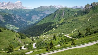 Driving the Pordoi Pass Italy [upl. by Jacquelyn949]