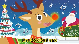 KARAOKE 🦌🎅 El Reno Rodolfo  Canción popular navideña  Villancico [upl. by Dranyar]