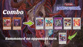 Kashtira Tomahawk combo Full Negate amp Calamity Lock Yugioh Master Duel [upl. by Missie73]