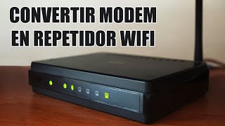 Como usar un Modem como Repetidor WiFi Access Point [upl. by Viehmann]