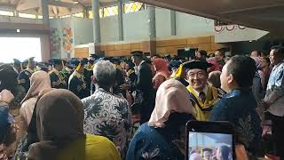 Suasana Wisuda S1S2S3 di Unnes Semarang periode ke 126 [upl. by Lorrin]