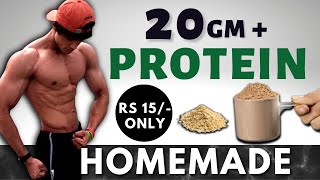 Homemade Protein Powder For Bodybuilding and Muscle Gain [upl. by Rebma]