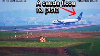 PILOTO DO 737 PERGUNTOU SE A CAUDA DO AZUL NA PISTA NÃO IA INTERFERIR NA DECOLAGEM EM CAMPINAS VCP [upl. by Service124]