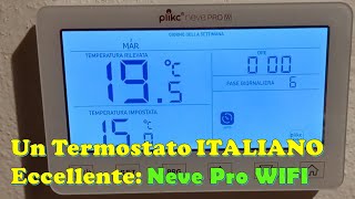 Il termostato che stavi cercando da una vita PLIKC NEVE pro wifi con modifica illuminazione [upl. by Annayram]