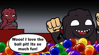 Kid Agoti having fun Fnf Entity Comic Dub [upl. by Chelsie610]