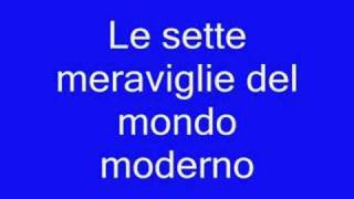 Le sette meraviglie del mondo antico e moderno [upl. by Aical]