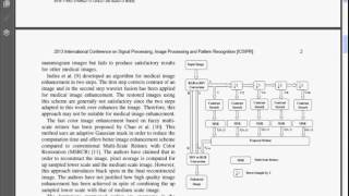 Development of Multiscale Retinex Algorithm for Medical Image Enhancement [upl. by Ardnikat]