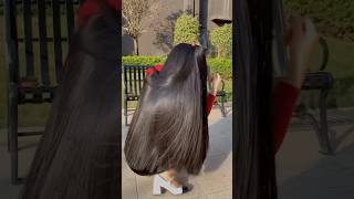 Hair straightening free at home shorts hairstraightening keratin hairtutorial viral diy [upl. by Friedrich]