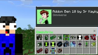 Como Baixar o mod do ben10 No Minecraft de Celular [upl. by Airamas]