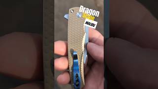 Walking the Protechknife Malibu Bladeshow Exclusive Dragon Scale Bronze protech everydaycarry [upl. by Tilly204]