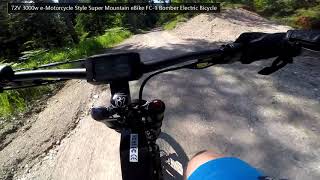 Hallomotor FC 1 Stealth Bomber eBike Riding Video [upl. by Karel]