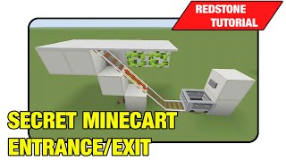 Secret Minecart EntranceExit quotTutorialquot Minecraft XboxPs3 TU16 [upl. by Acile846]