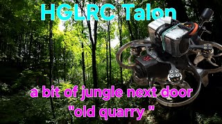 FPV Drone Flight  HGLRC Talon  Dji O3 Unit  an old sandstone quarry and lots of trees sendit [upl. by Avitzur203]