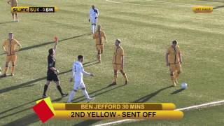 SUFCtv Highlights Sutton United v Boreham Wood FA Trophy 4217 [upl. by Eelrehpotsirhc333]