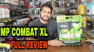 MP Combat Xl Mass Gainer  Full Review  Musclepharm Combat XL  High Protein High Carb Gainer [upl. by Ymma111]