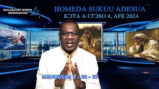 Twi Sabbath School Lesson 3  4QT 2024  THE BACKSTORY THE PROLOGUE  DFW Ghanaian SDA Church [upl. by Etsirk542]