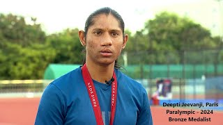 Sports Roundup Interview with Deepti Jeevanji Paris Paralympic  2024 Bronze Medalist [upl. by Nahoj360]