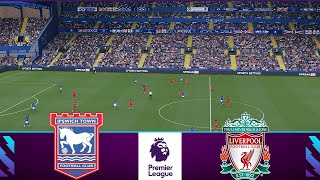 Ipswich Town vs Liverpool  Premier League 202425  eFootball Gameplay [upl. by Zurek]