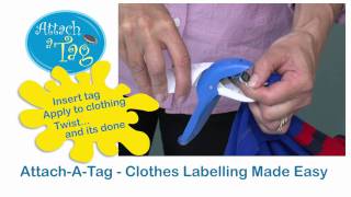 Attach A Tag Clothes Labelling Made Easy [upl. by Gnex537]