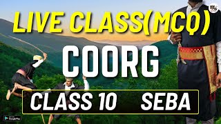 Coorg MCQ English Class 10 SEBA HSLC 2025  Class X [upl. by Wyly442]