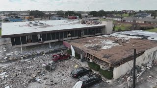 Team coverage Damage left behind by EF3 tornado in Houston area [upl. by Diantha]