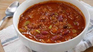 The Best Homemade Chili Recipe🔥  Easy Delicious Comfort Food [upl. by Ronni]