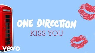 One Direction  Kiss You Lyric Video [upl. by Powell]