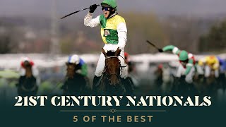 5 OF THE BEST 21ST CENTURY GRAND NATIONALS AT AINTREE RACECOURSE [upl. by Dibru]