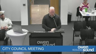 Owen Sound City Council  Rogers tv [upl. by Suilmann]