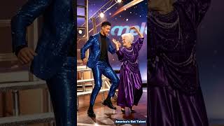 Grandmother and grandson combine to explode the Americas Got Talent stage talent [upl. by Rosy]