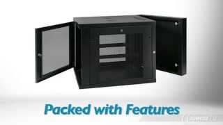 Tripp Lite SRW12US33 12U SmartRack Extended Depth Wall Mount Rack Enclosure Cabinet  Product Tour [upl. by Odnala670]