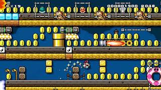 【ファンタグ紹介】◆ 雨ふる飛行船で ◆ Fan Tag IntroRainy Airship by ⬛ Кøα ⬛ Koa 🍄Super Mario Maker 2 cwt [upl. by Nerrag]