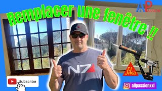 TUTO comment remplacer une fenêtre bois par une fenêtre PVC facilement [upl. by Yleme880]