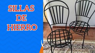 DIY Armando SILLA de HIERRO Artesanal [upl. by Gristede973]