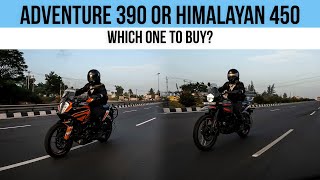 Himalayan 450 Vs Adventure 390  Simple Breakdown [upl. by Giltzow223]