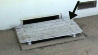 Do It Yourself Crawlspace Cover Problem  Safety And Ventilation [upl. by Haggar696]