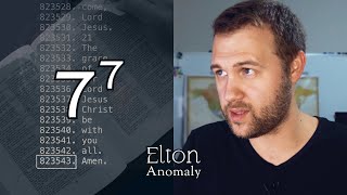 The Elton Anomaly 77  We Counted the Entire Bible 🤯 [upl. by Annaiel87]