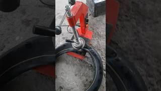 punctureRepair vulcanizing shortsvideo vulcanizing [upl. by Tasha5]