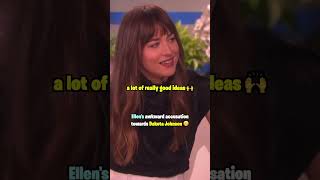 Dakota Johnson Responds To Ellens Accusation [upl. by Arie793]