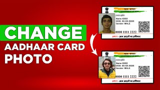 How to Change Aadhaar Card Photo Online 2024 Process ✅ [upl. by Grantland]