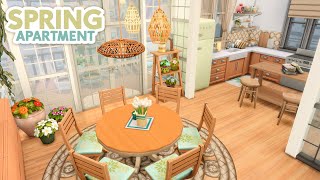 Spring Apartment 🌷  The Sims 4 Speed Build Apartment Renovation [upl. by Ardnuaet]